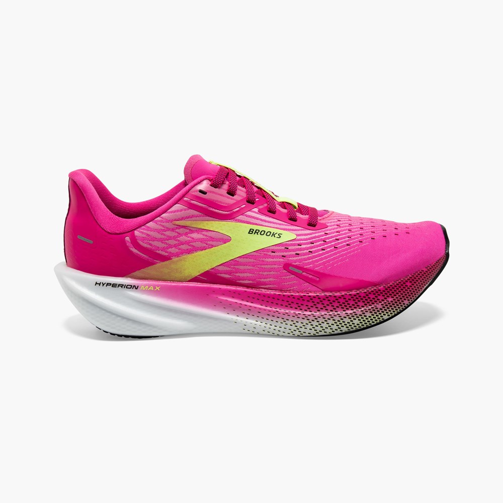 Chaussures Running Route Brooks Hyperion Max Marron Clair Grise Femme | UJI-0997465